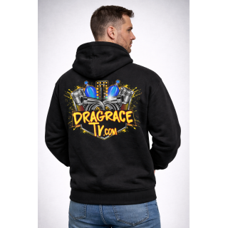 DragRaceTV Performance Engine Hoodie | Drag Racing Hooded Sweatshirt