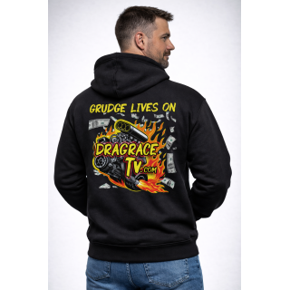 Grudge Lives On DragRaceTV Hoodie | Drag Racing Grudge Racing Hooded Sweatshirt