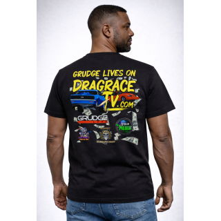 Grudge Lives On DragRaceTV T-Shirt | Grudge Racing Street Racing Tee
