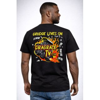 Grudge Lives On DragRaceTV T-Shirt | Drag Racing Grudge Racing Tee