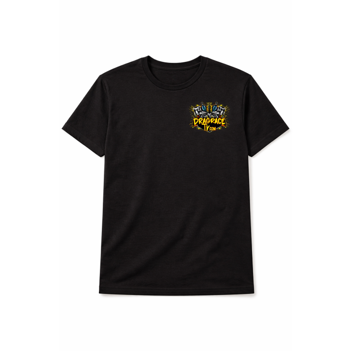 DragRaceTV Engine & Tree T-Shirt | Drag Racing Performance Tee