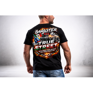 Gangster True Street Drag Racing T-Shirt | Outlaw True Street Racing Tee