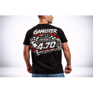 Gangster 4.70 Race to the Limit Drag Racing T-Shirt | Outlaw Drag Racing Tee