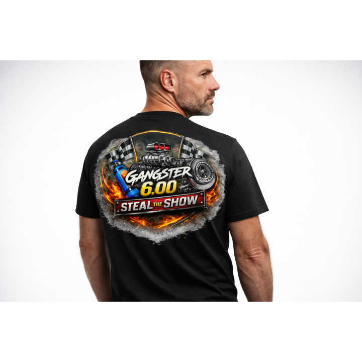 Gangster 6.00 Steal the Show Drag Racing T-Shirt | Outlaw Drag Racing Tee