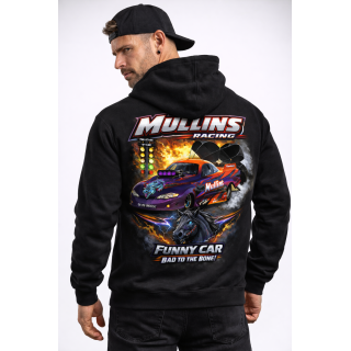 Mullins Racing War Horse Funny Car Hoodie | Bad to the Bone Drag Racing Hooded Sweatshirt